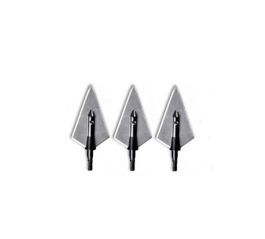 6x Archery Hunting Broadheads - 2 Blade 100/125grain Compound bow Recurve Bow