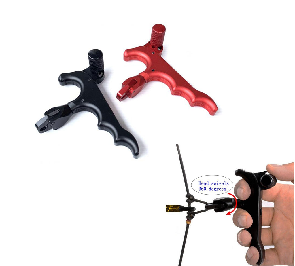 ARCHQUICK Thumb Release Aid 4 finger Caliper for Compound Bow Hunting Bow