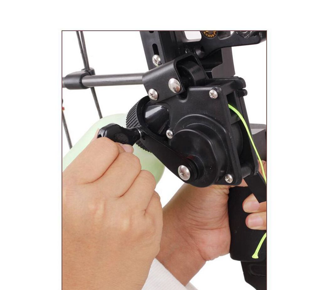 Archery Bow Fishing Reel Compound Recurve Bow Bowfishing Shooting Reel Kit RH