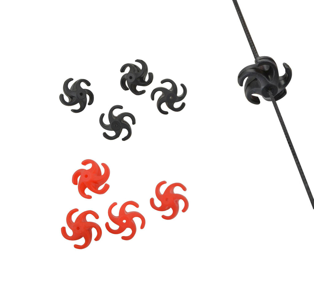 4x String Cable Silencer Archery Bow Stabilizer Damper Compound Recurve Bow