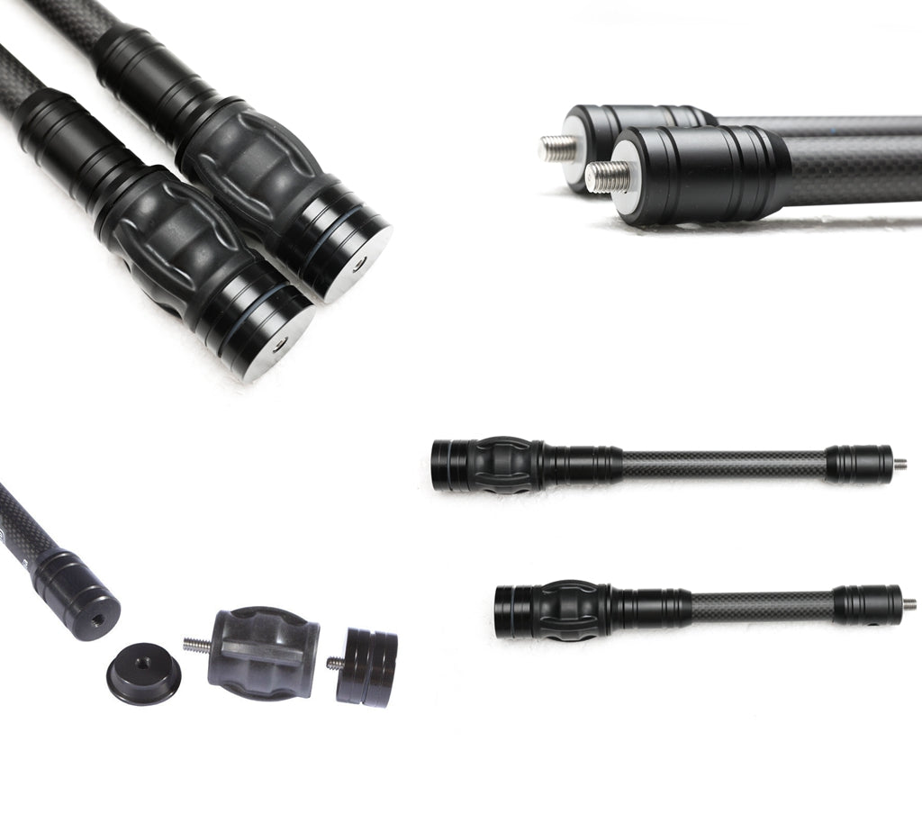 ARCHQUICK Carbon Bow Stabilizer For Hunting 3D Flexible Core with Damping System