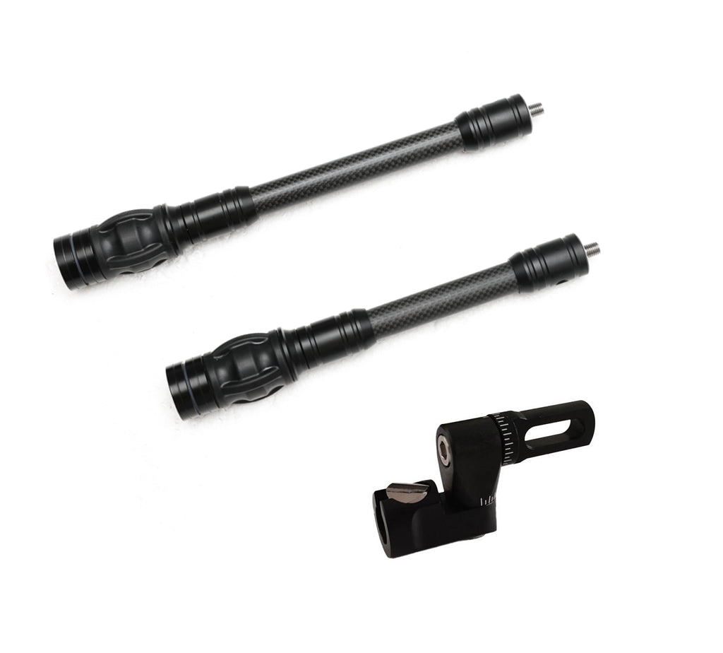 ARCHQUICK Carbon Bow Stabilizer For Hunting 3D Flexible Core with Damping System