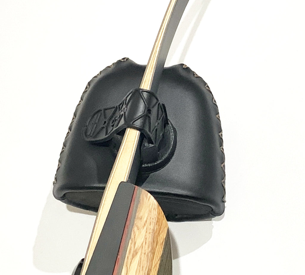 Traditional Bow Quiver 6 Arrows Quick Mount for Recurve Bow Long Bow Black/Brown