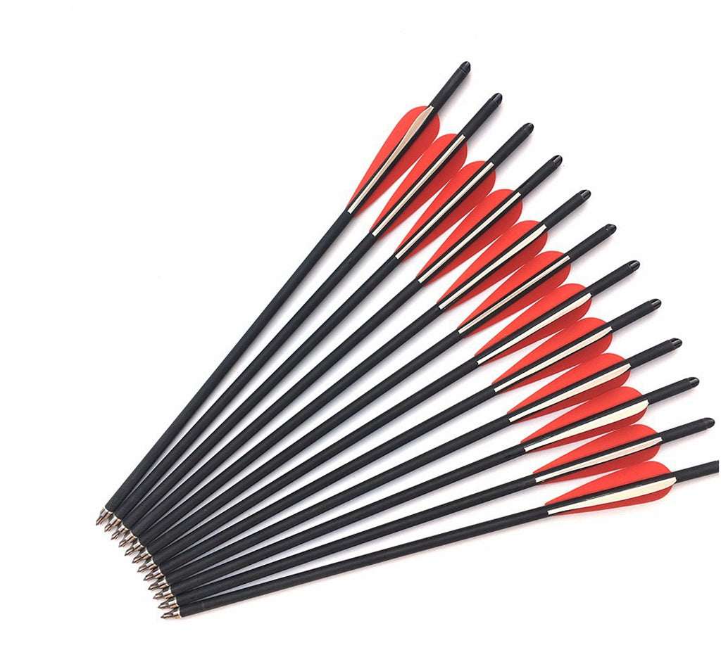 ARCHQUICK Crossbow Aluminum Arrows Bolts for Archery and Hunting 12pcs 17" 20"