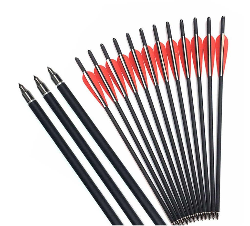 ARCHQUICK Crossbow Aluminum Arrows Bolts for Archery and Hunting 12pcs 17" 20"