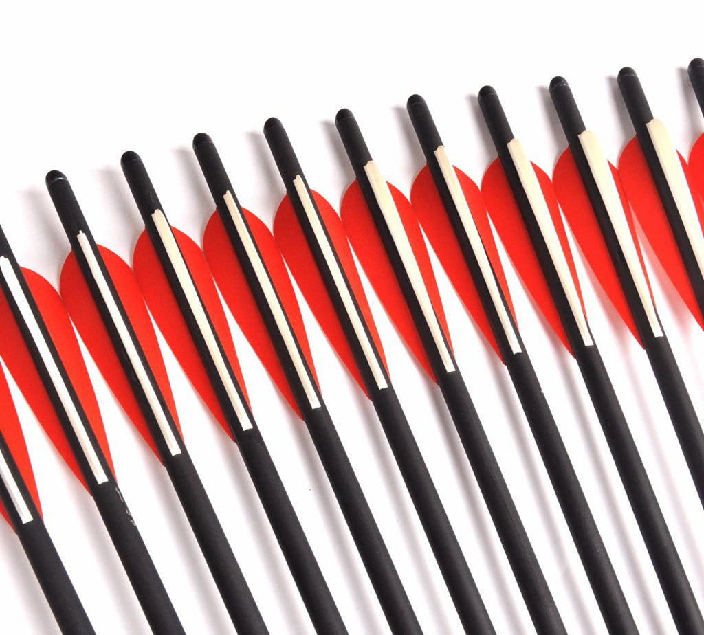 ARCHQUICK Crossbow Aluminum Arrows Bolts for Archery and Hunting 12pcs 17" 20"