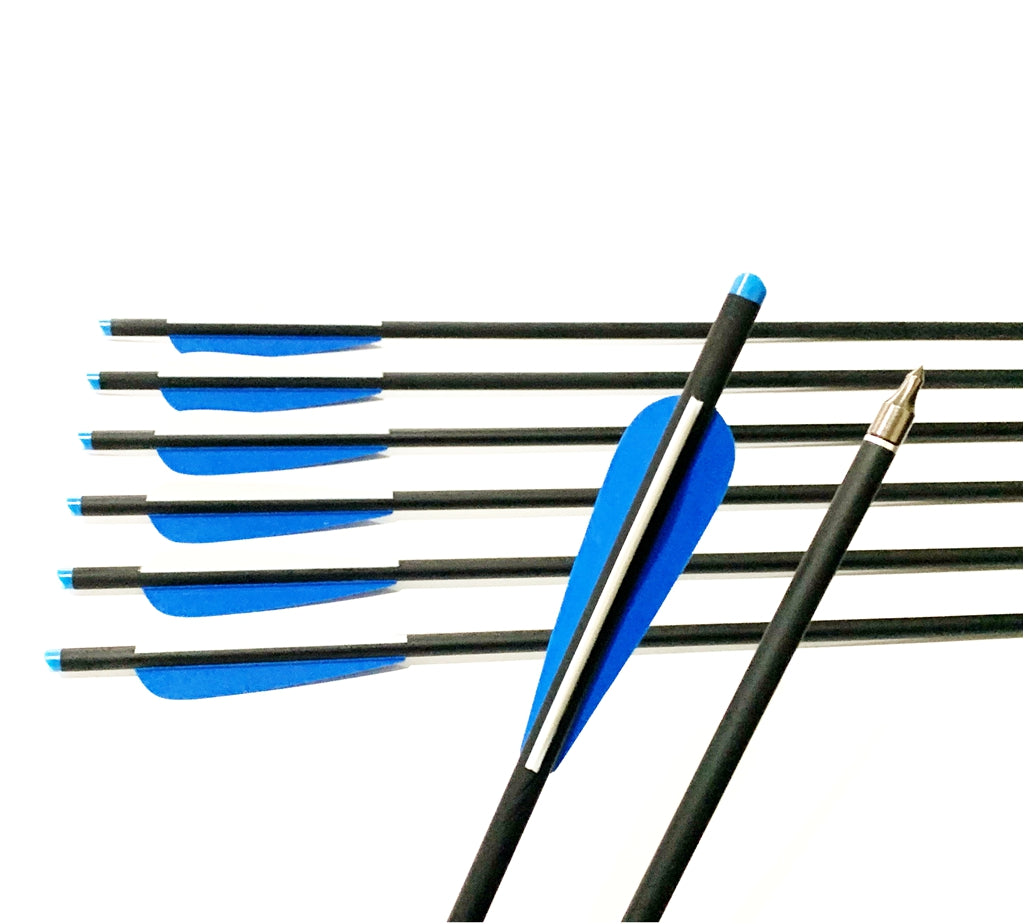 12x 17" / 20" Crossbow Carbon Arrows Crossbow Bolts Broadheads Archery Hunting