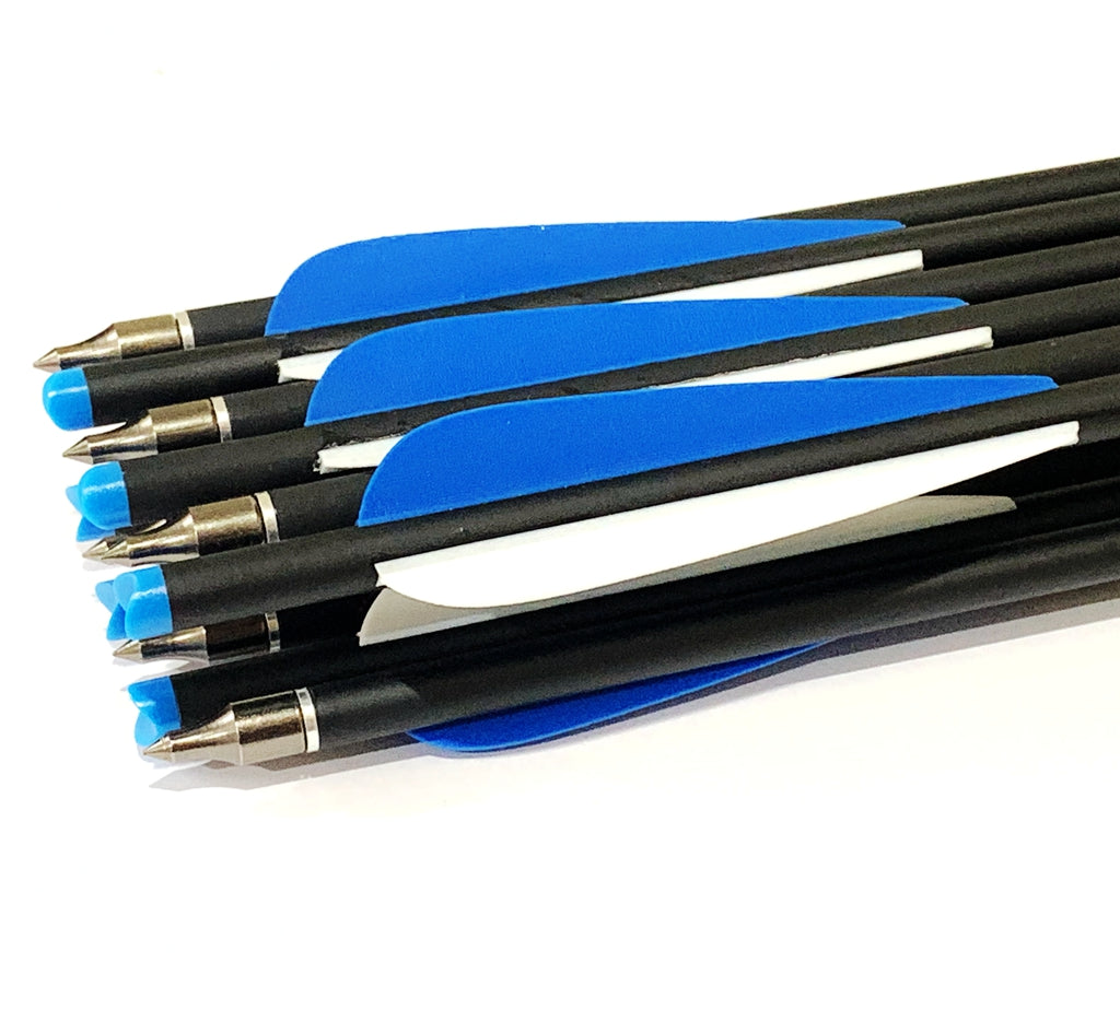 12x 17" / 20" Crossbow Carbon Arrows Crossbow Bolts Broadheads Archery Hunting