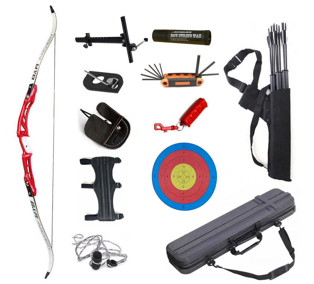 Junxing 68" Archery Recurve Bow RH 25" ILF Riser Takedown Target bow