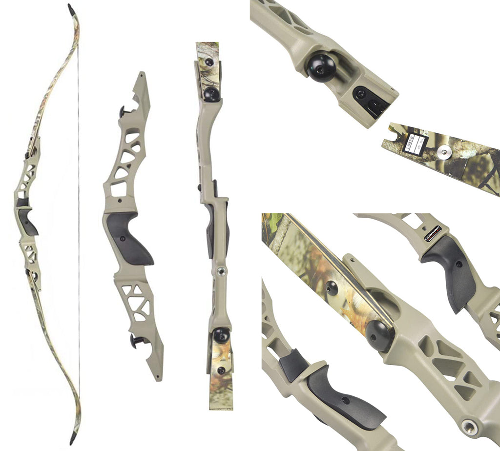 Junxing F166 Recurve IFL 64" Hunting bow For Archery Hunting Targeting 3 Colours