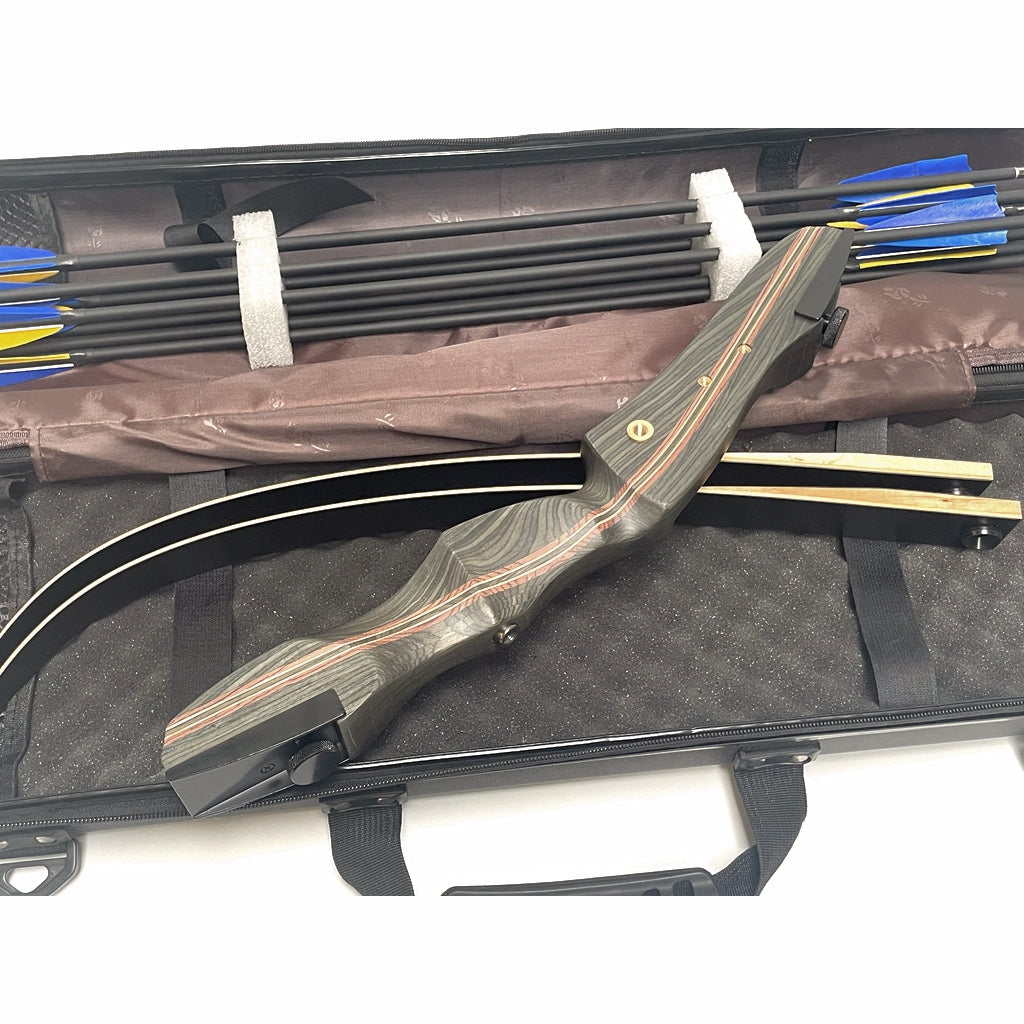 Old Mountain Archery Ghost Takedown Recurve Bow 62" 25-60lb Hunting Target R/H