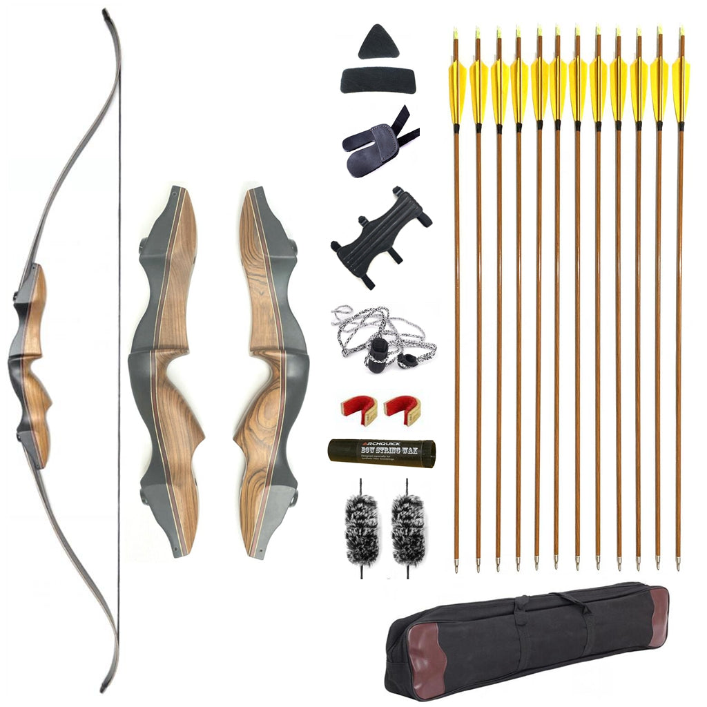 AAP Archery ILF Recurve Hunting Bow 30-60lbs RH & LH for Hunting Target