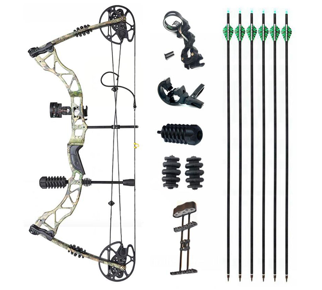ARCHQUICK Compound Bow RH 30-65lbs Adjustable For Archery Target Hunting
