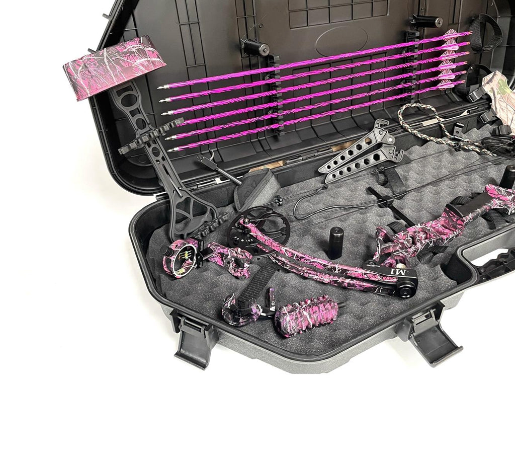 TP M1 15-70LB COMPOUND BOW ARROW HUNTING TARGET ARCHERY CNC Hard Case