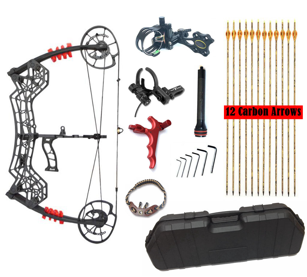 JUNXING M109F Rkoening Compound Bow Hunting Target 30-60lb CNC Machined Alloy
