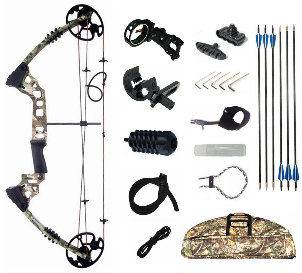 JUNXING Compound Bow Arrows set 20-70lbs R / L HAND Bow Hunting Target Shooting