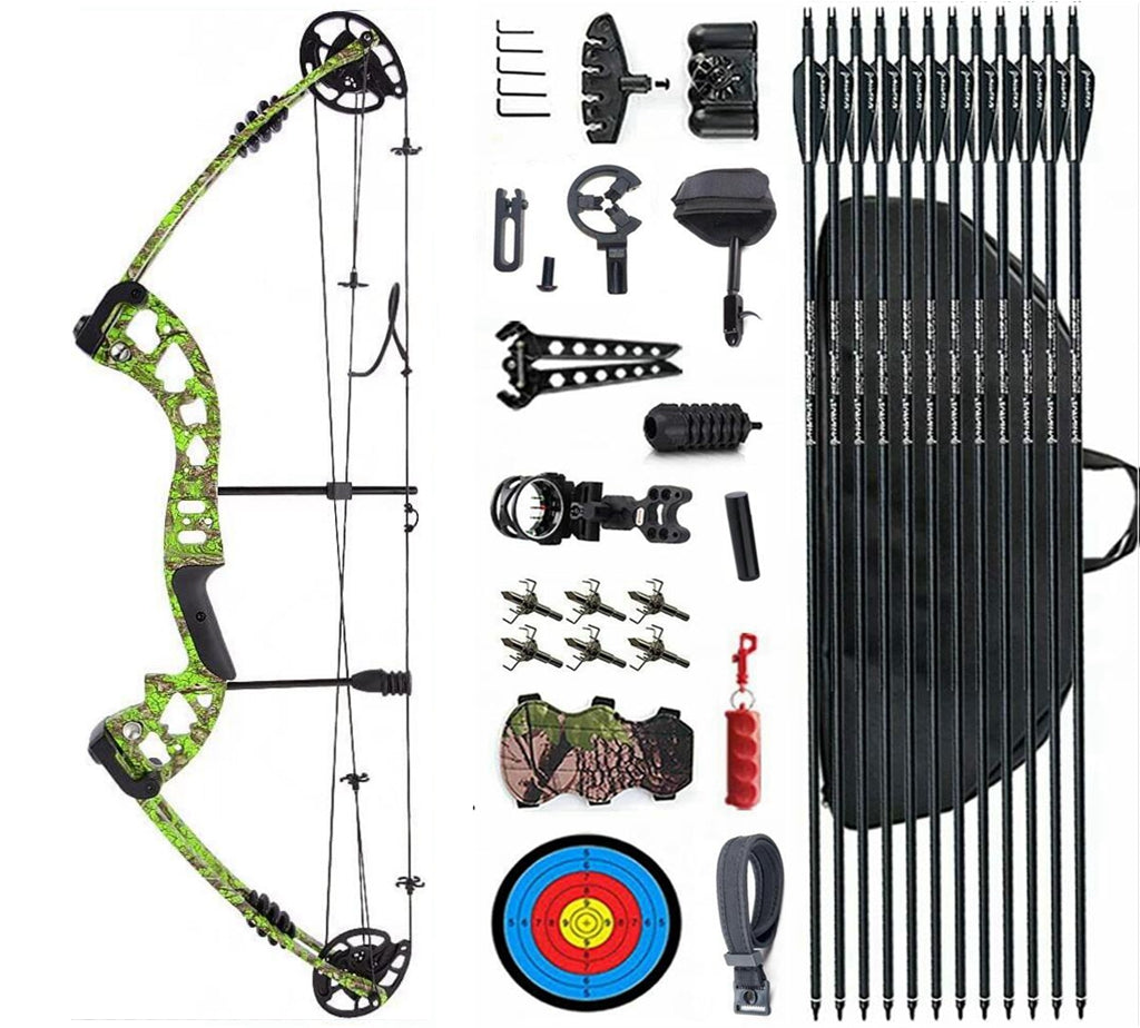 JunXing 20-55LBS Compound Bow Archery Sports Hunting Targeting RH