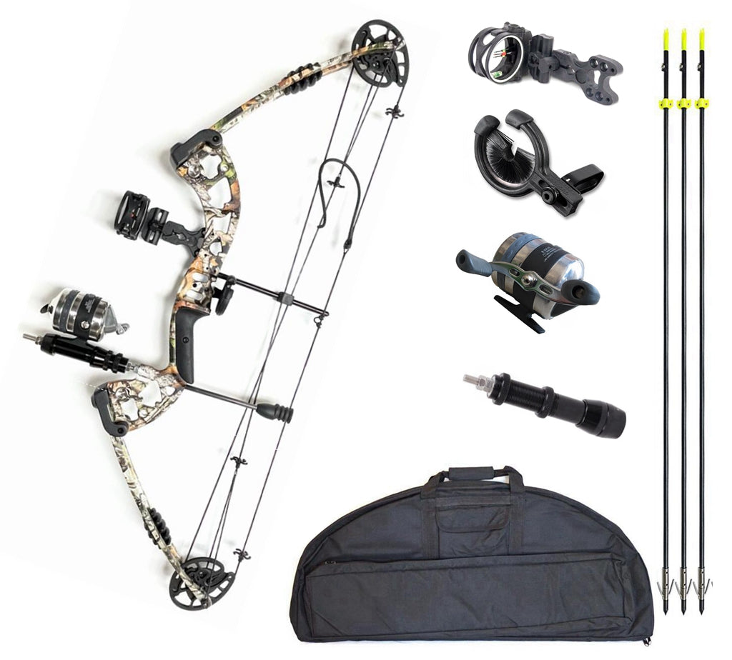 JunXing Compound Bow fishing Bowfishing Kit with Arrow Ready to Shoot Right Hand