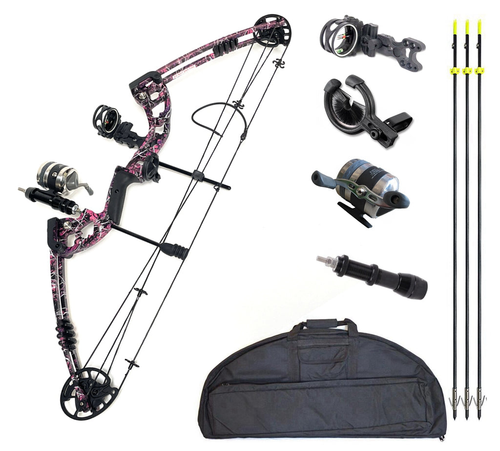 JunXing Compound Bow fishing Bowfishing Kit with Arrow Ready to Shoot Right Hand