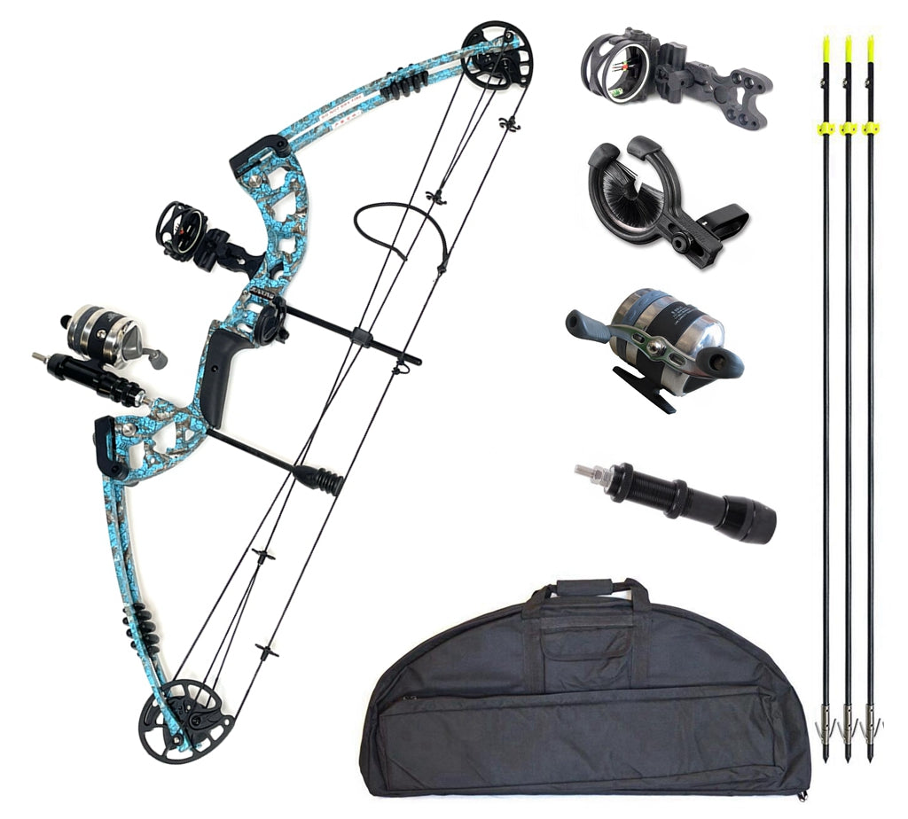 JunXing Compound Bow fishing Bowfishing Kit with Arrow Ready to Shoot Right Hand
