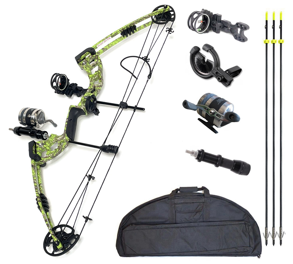 JunXing Compound Bow fishing Bowfishing Kit with Arrow Ready to Shoot Right Hand
