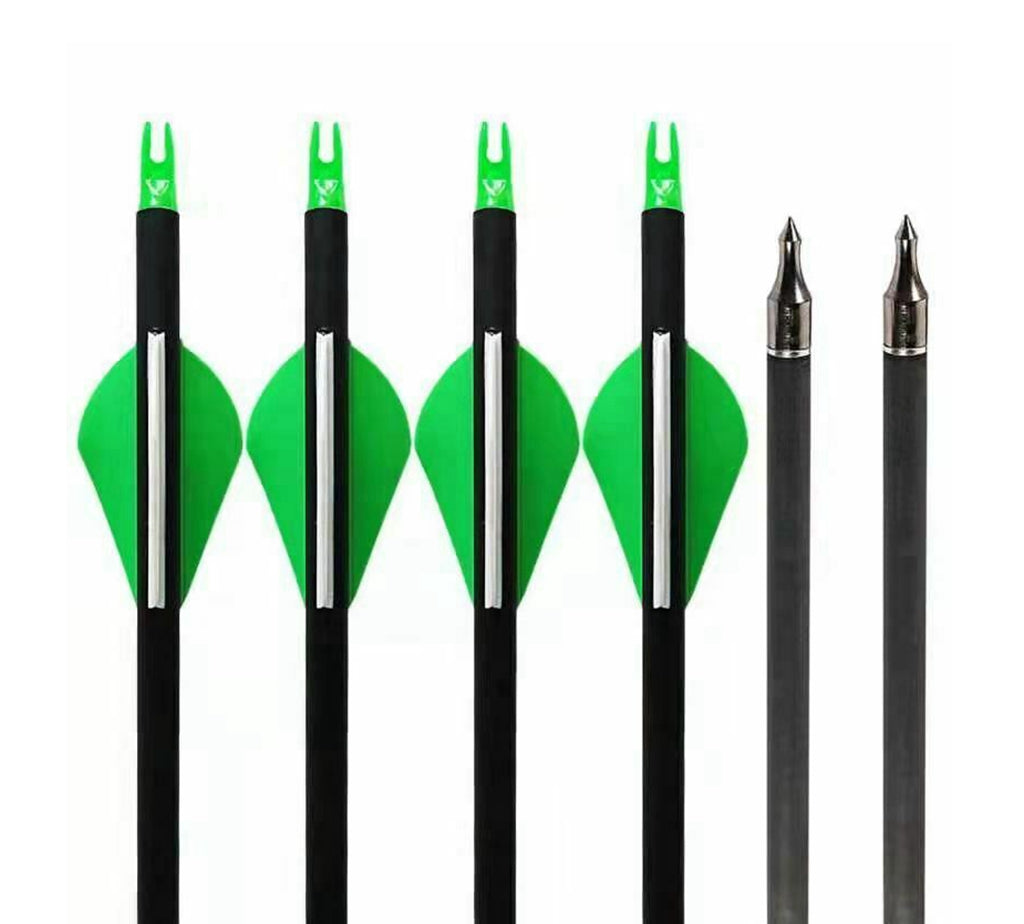 ARCHQUICK ARCHERY 12/24pcs Carbon Arrows 30" for Compound/Recurve Bow Hunting