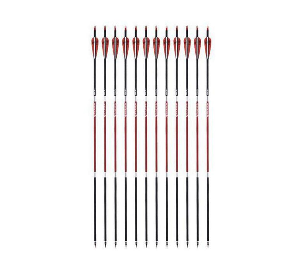 12x Msen Carbon Fiber Arrow SP500 Compound bow Recurve Bow Hunting Target Prac