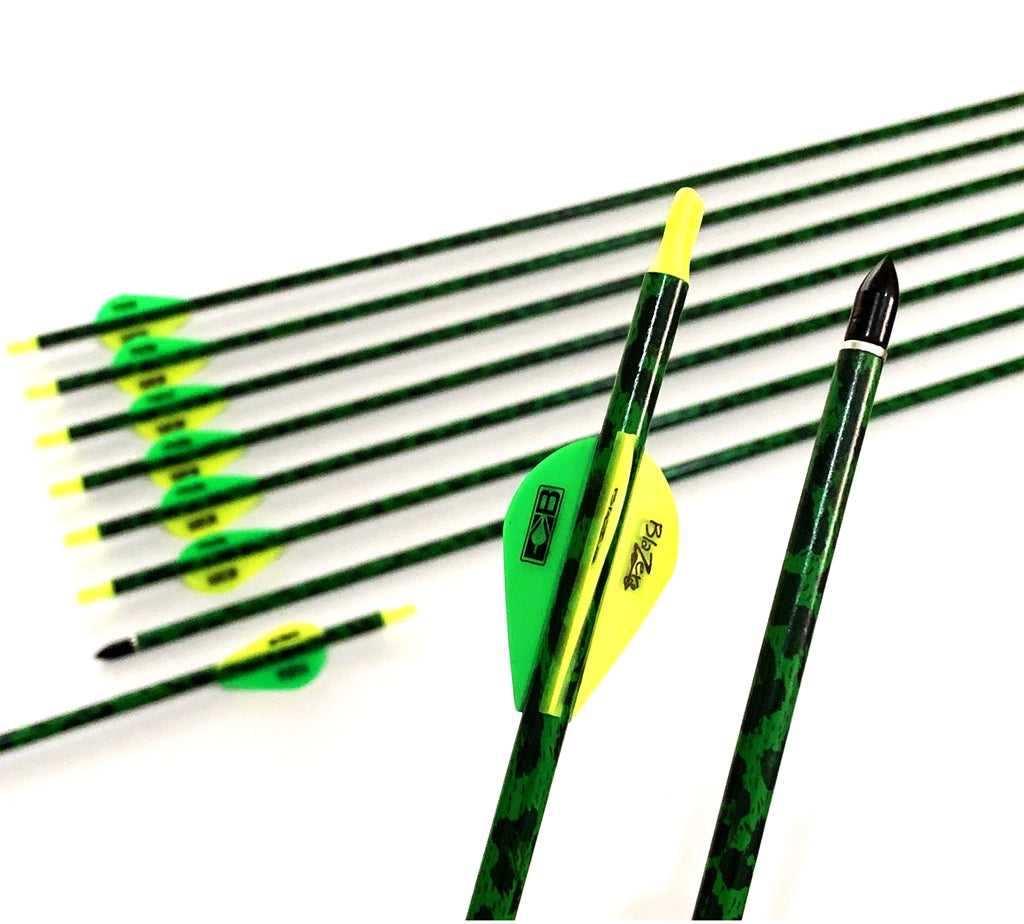 ARCHQUICK 12x31.5'' Camo Carbon Arrow Archery Recurve Compound Bow Hunting sp500