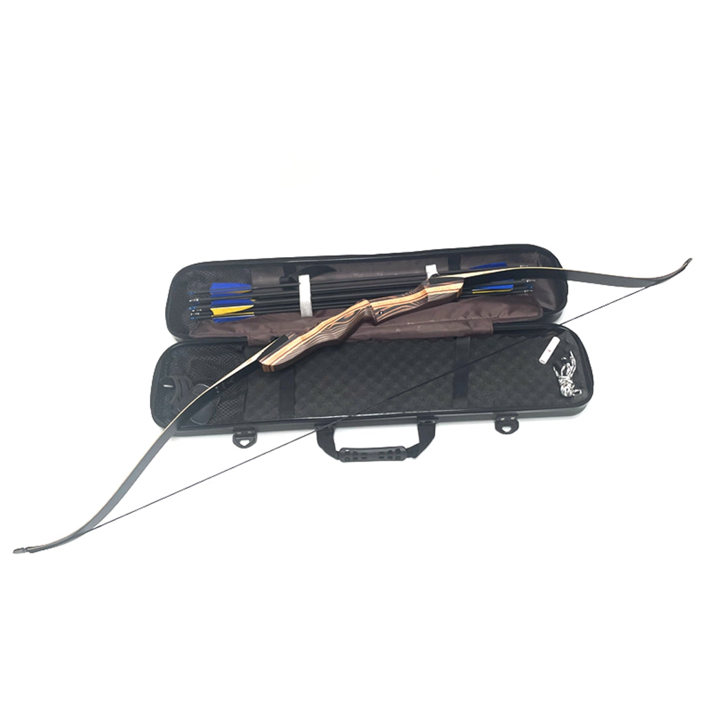 Old Mountain Archery Neos 62" Recurve Bow Hard Case Package 25-60lb Hunting