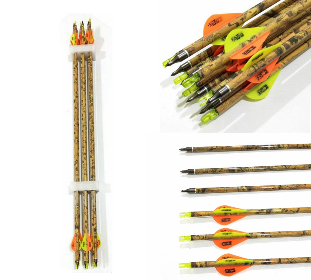12 X 31.5" Carbon Camo Arrows Sp 300 Compound Recurve Bow Archery Hunting Target