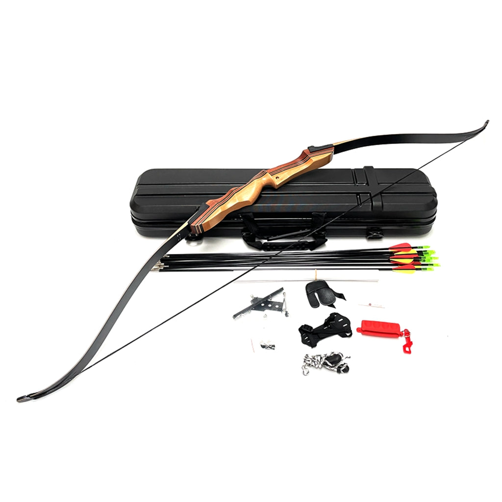 ARCHQUICK 48/54/62" Recurve Bow Hard Case Package 18-40lb Target shooting Set
