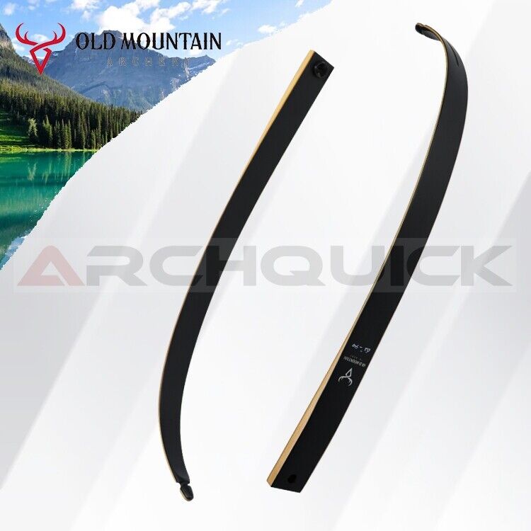 Old Mountain Archery OMA Recurve Bow Limbs 20-60Lbs for Neos, Ghost, Samick Sage