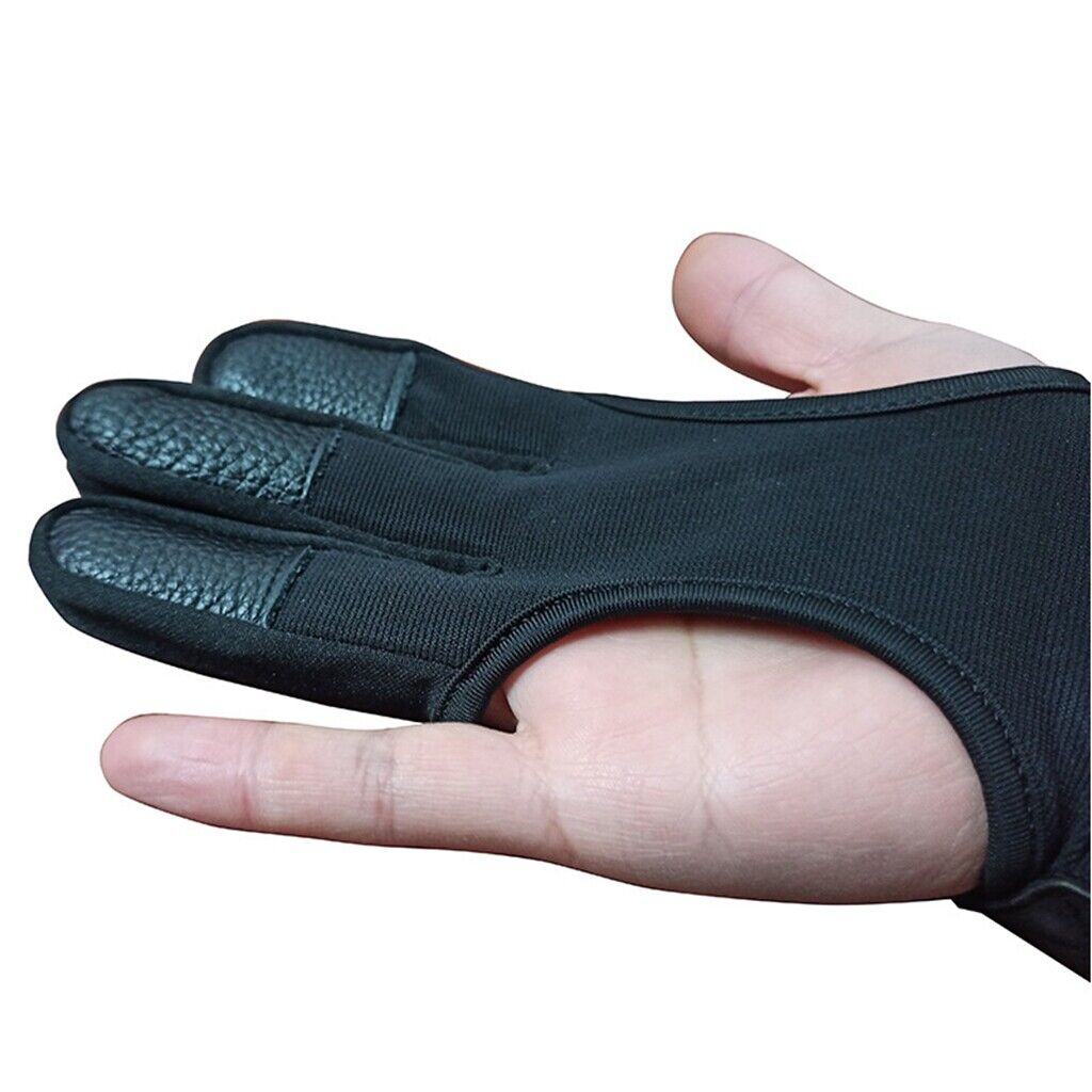 Archquick Archery Glove 3 Finger Gloves For Recurve Longbow Traditional Bow