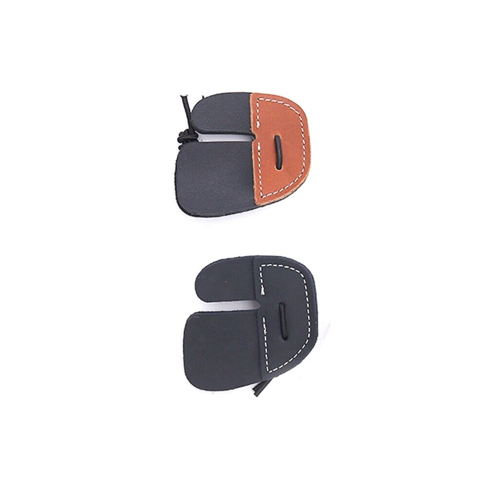 Archquick Archery Cow Leather Finger Tab Fingerguards Shooting Protection Gear