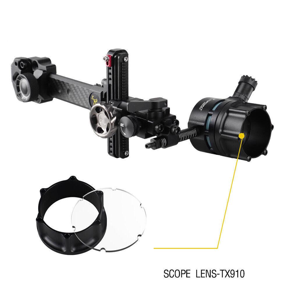 Topoint 1 Pin Compound Bow Sight Micro Adjustable Bow Sight