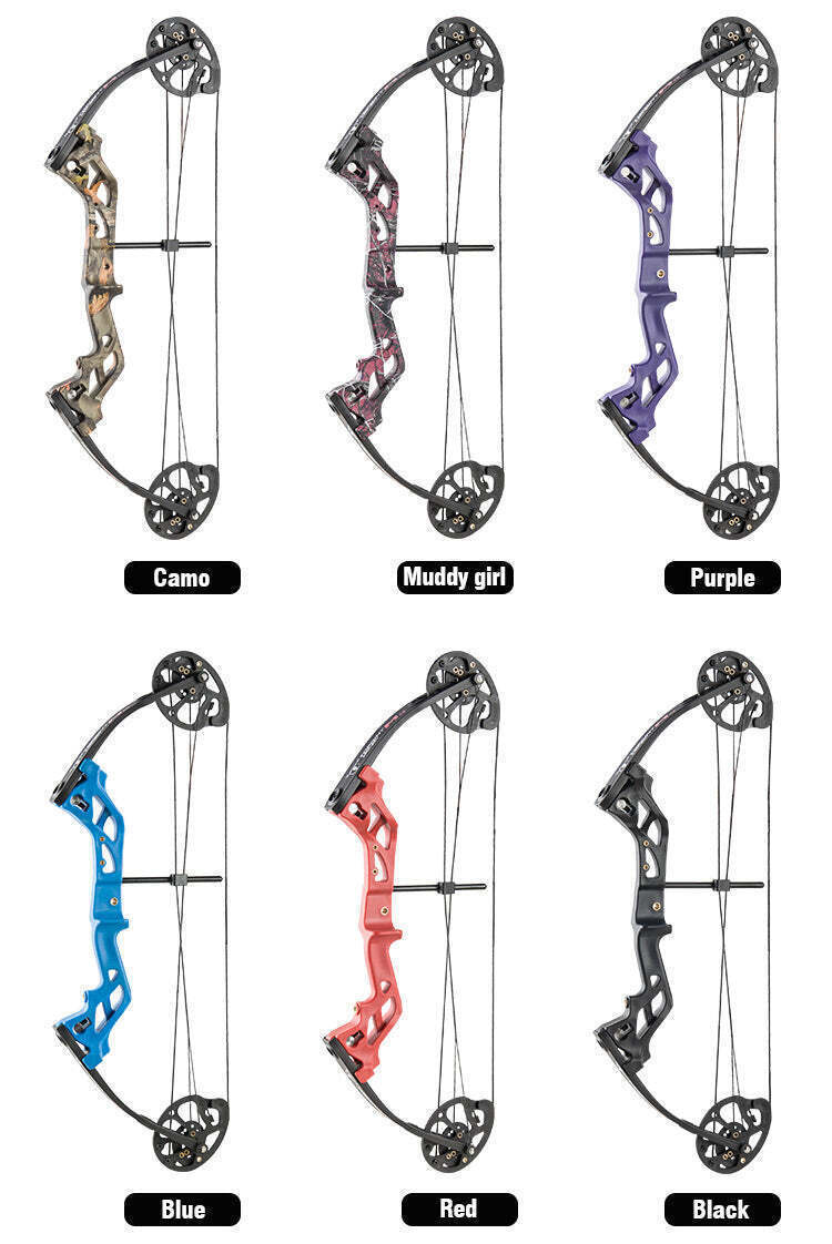 Topoint M3 Youth Compound bow 10-30lbs RTS Package 7 Colour R/L Hand