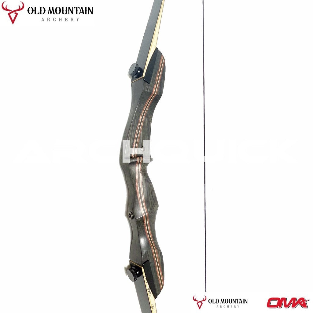 Old Mountain Archery Ghost Takedown Long Bow 64" Longbow 25-60lb R/L Hunting