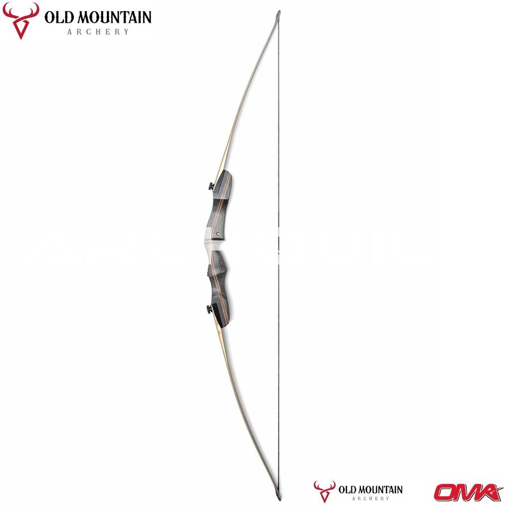 Old Mountain Archery Ghost Takedown Long Bow 64" Longbow 25-60lb R/L Hunting
