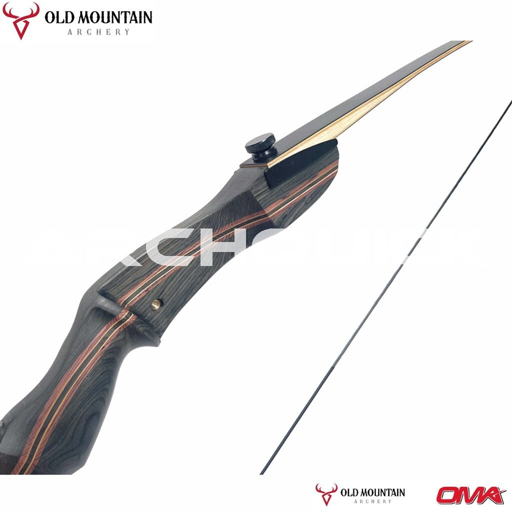 Old Mountain Archery Ghost Takedown Long Bow 64" Longbow 25-60lb R/L Hunting