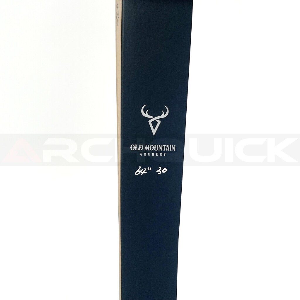 Old Mountain Archery Ghost Takedown Long Bow 64" Longbow 25-60lb R/L Hunting