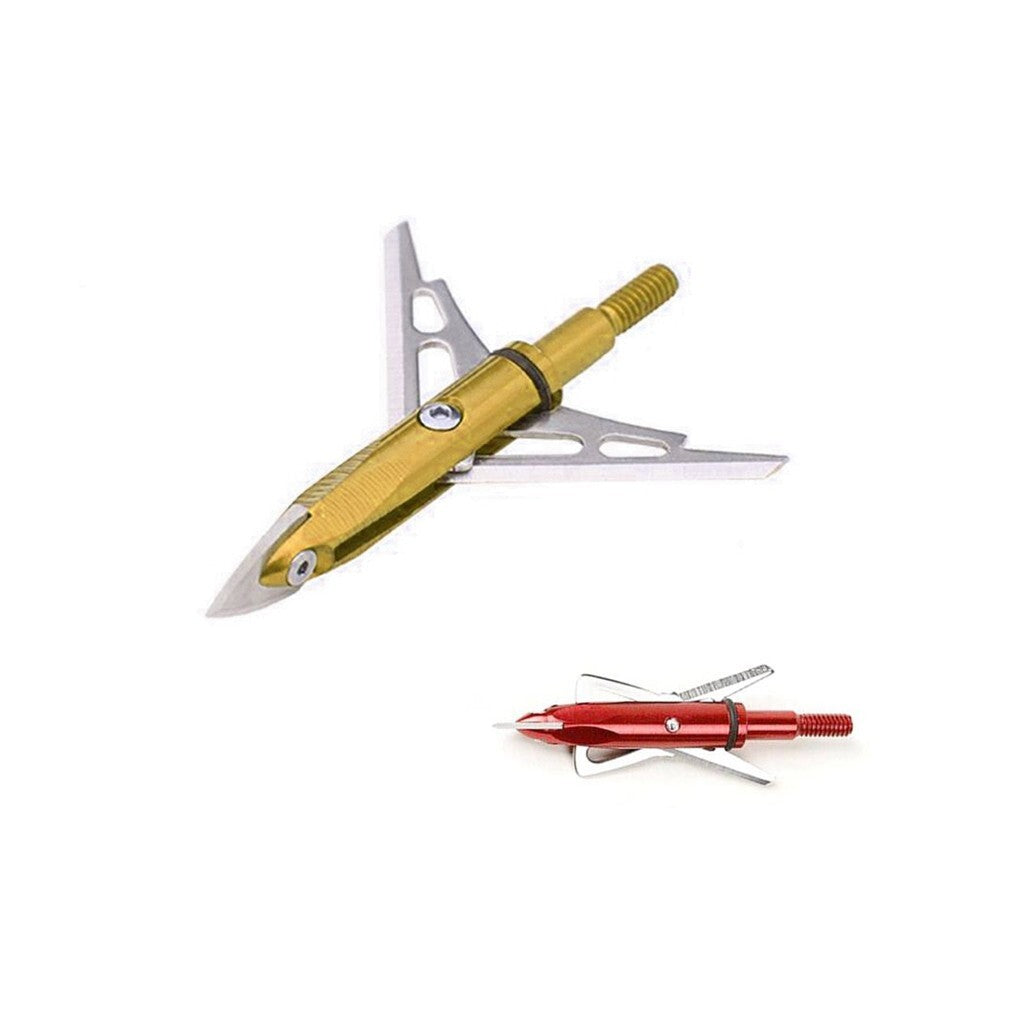 Archquick Archery Mechanical Broadheads - 100 grain open on impact Bow Hunting