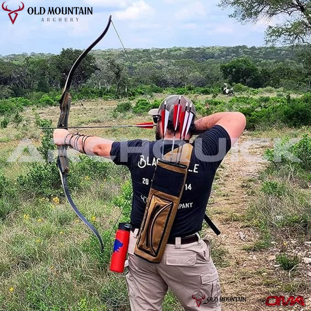 Old Mountain Archery Tachyon T/D Recurve Bow 62inch 20-60lb R/L Hunting & Target