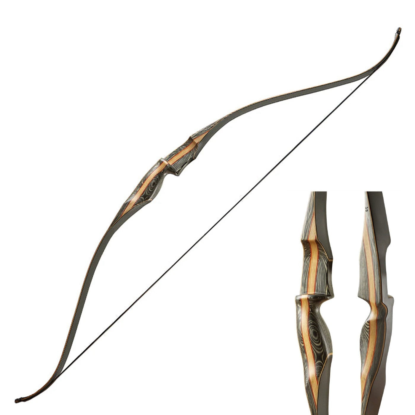Old Mountain Archery OMA Edge Pro One Piece Recurve Traditional bow Hunting