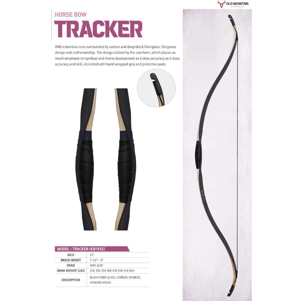 Old Mountain Archery OMA TRACKER 52" Handmade Traditional Recurve Horse bow