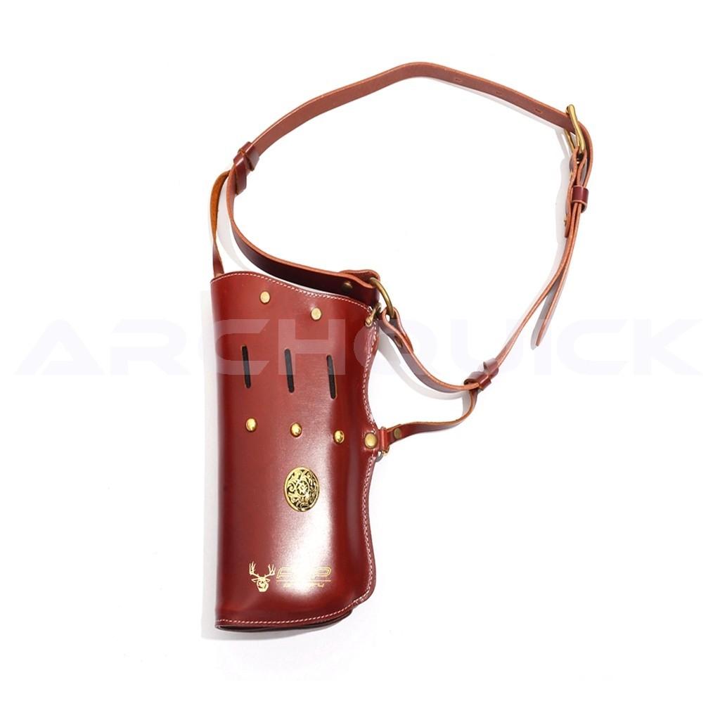 Archquick Archery Cow Waxy Leather Quiver Hunting Target Horse Archery Quiver
