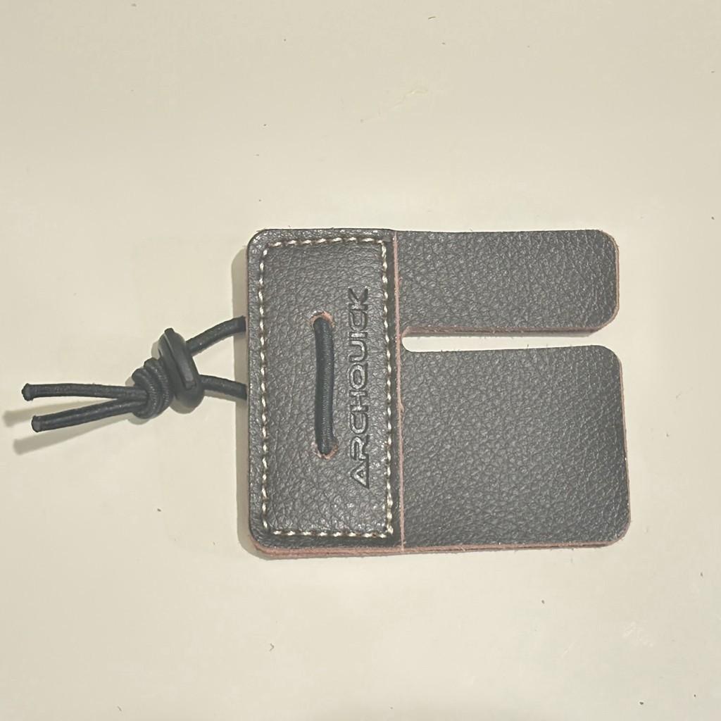 Archquick Archery Cow Leather Finger Tab Hunting Shooting Protection Gear