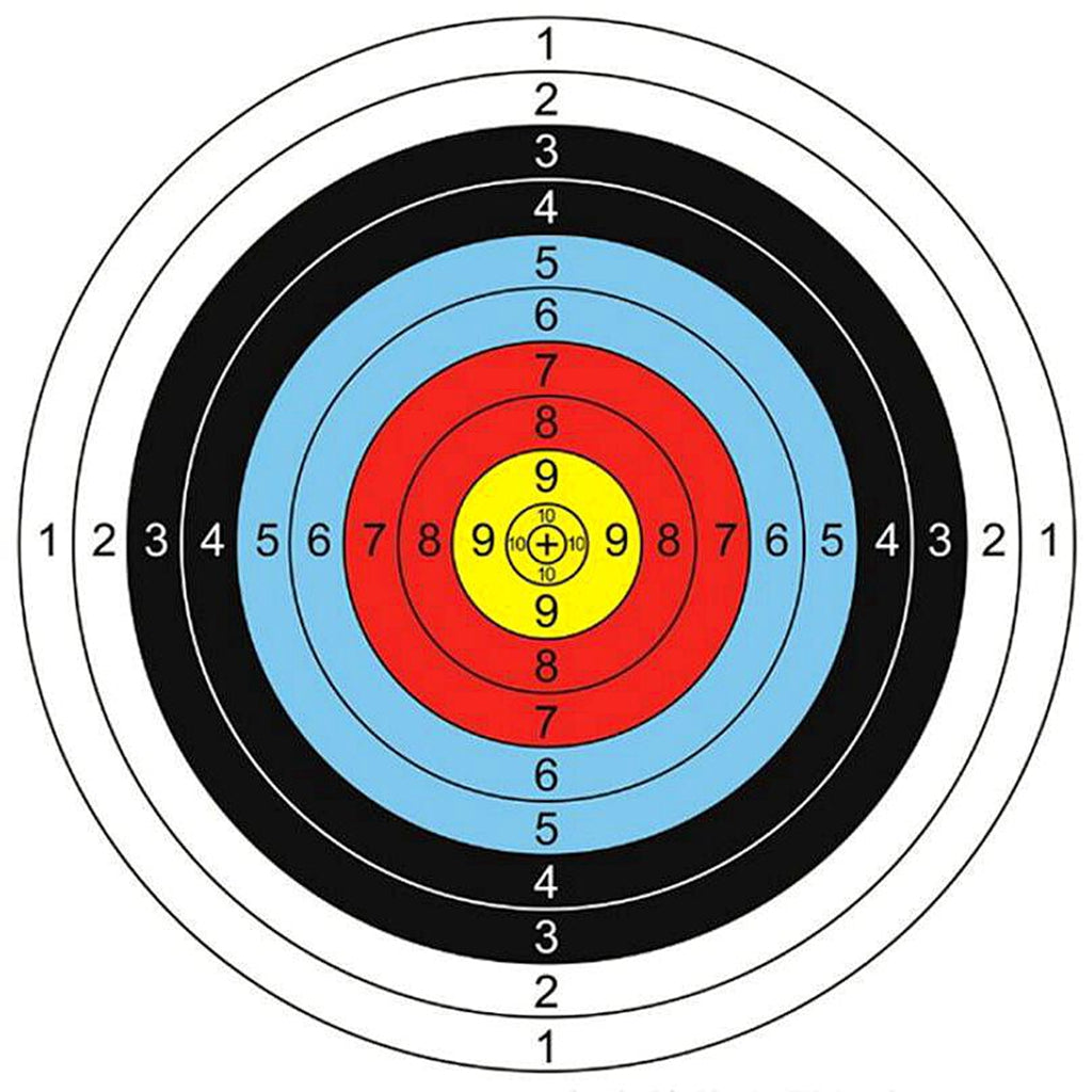 10 x Paper Target Faces 60x60cm for Compound Recurve Bow Archery Target Practice
