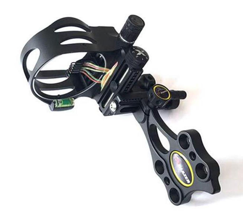 New Archquick Compound Bow Sight 5 Pins CNC Alu Micro Adjust Tool-less Designed