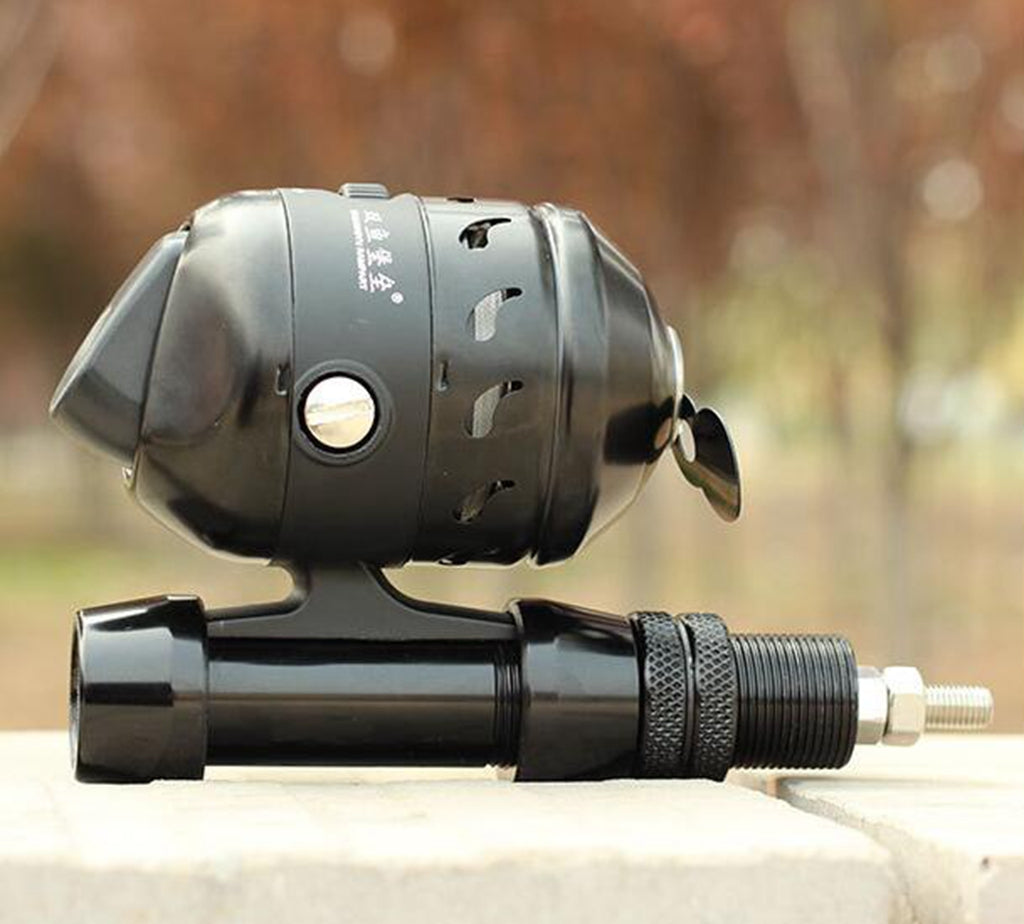 New Bow Fishing Reel Compound Recurve bow Bowfishing accessories R/L Hand Black