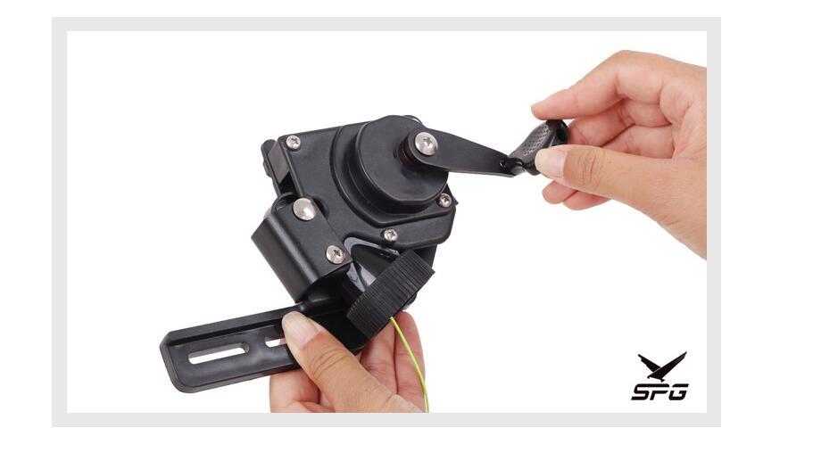 Archery Bow Fishing Reel Compound Recurve Bow Bowfishing Shooting Reel Kit RH